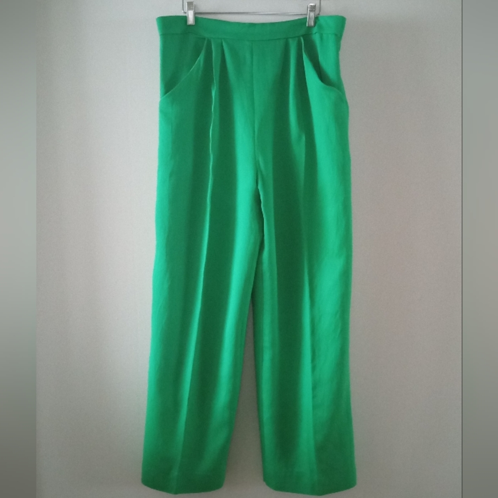 💚Women's Summer Pants | Size 12-13 | Emerald Green